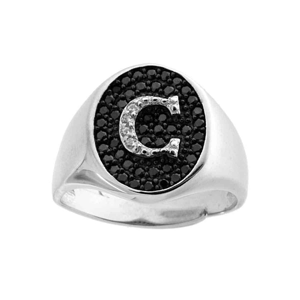 Anello Chevalier Con Lettera Iniziale Zirconata - My Mo Gioielli