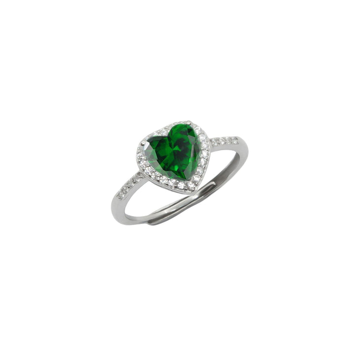 Anello Cuore Verde - My Mo Gioielli