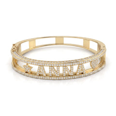 Bracciale Nome Manetta Base Zirconata
