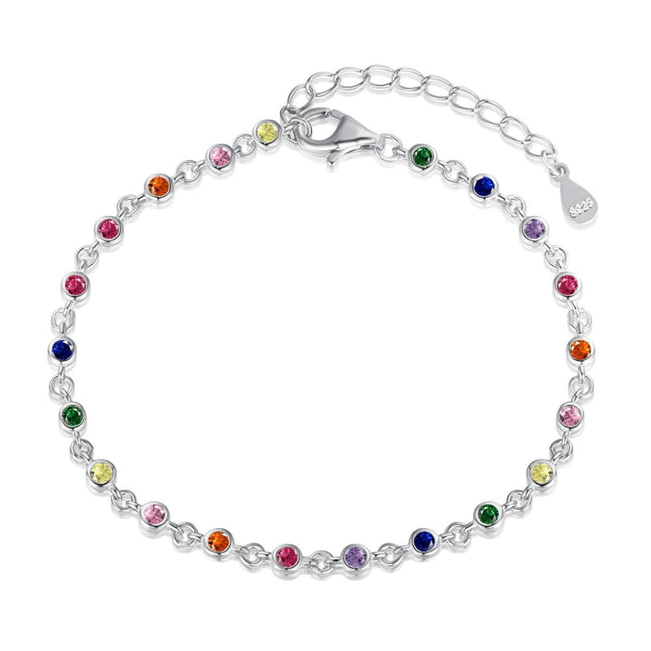 Bracciale Zirconi Rainbow - My Mo Gioielli