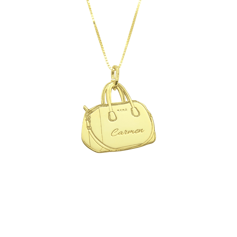 Collana Borsa Spalla con Nome - My Mo Gioielli