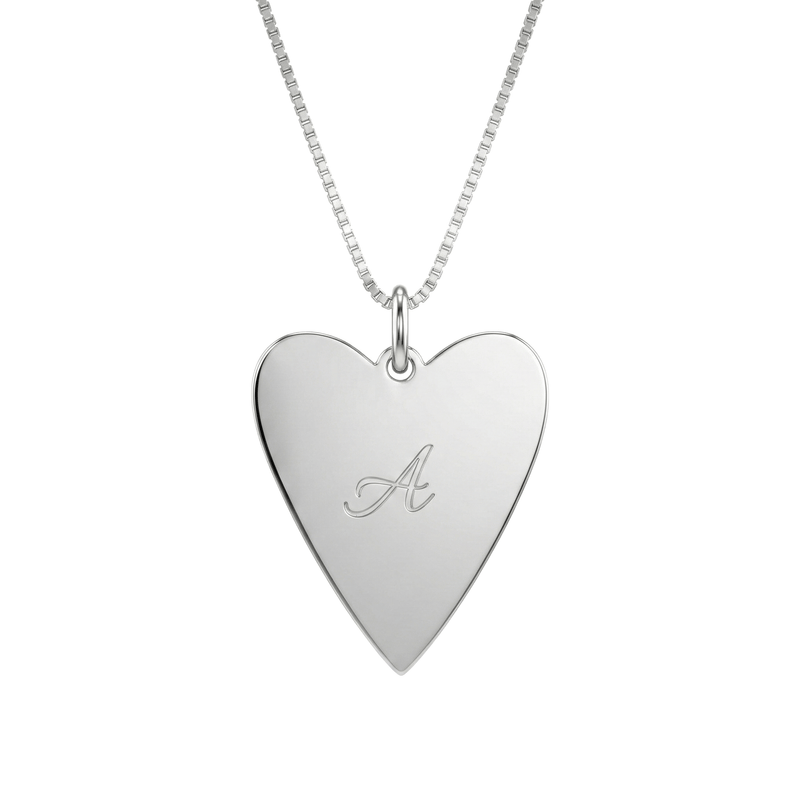 Collana Cuore Piatto - My Mo Gioielli