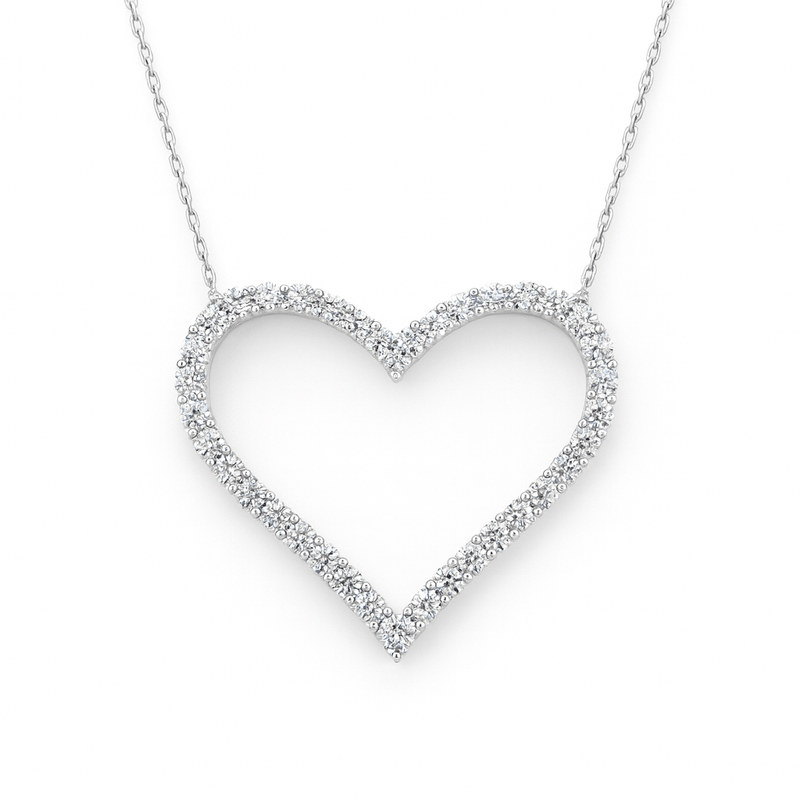 Collana Cuore Tennis Big 3 mm - My Mo Gioielli