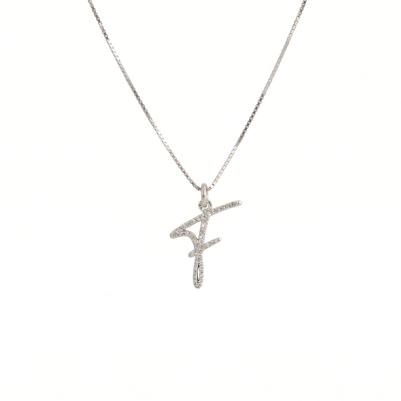 Collana Lettera Diamantata - My Mo Gioielli