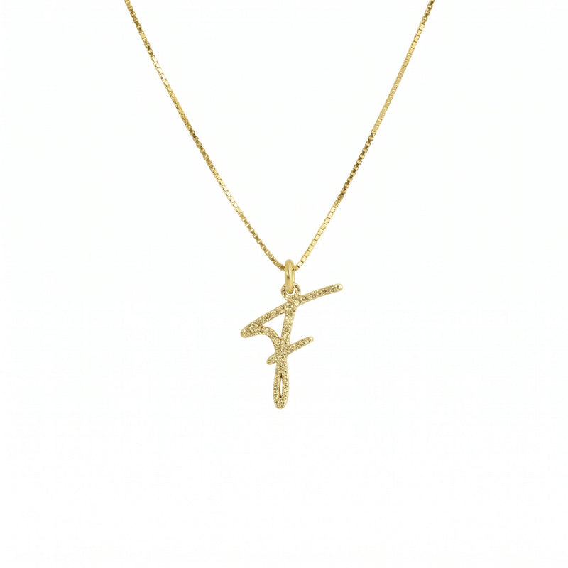 Collana Lettera Diamantata - My Mo Gioielli