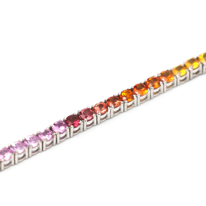 Collana Tennis Rainbow 2 mm - My Mo Gioielli